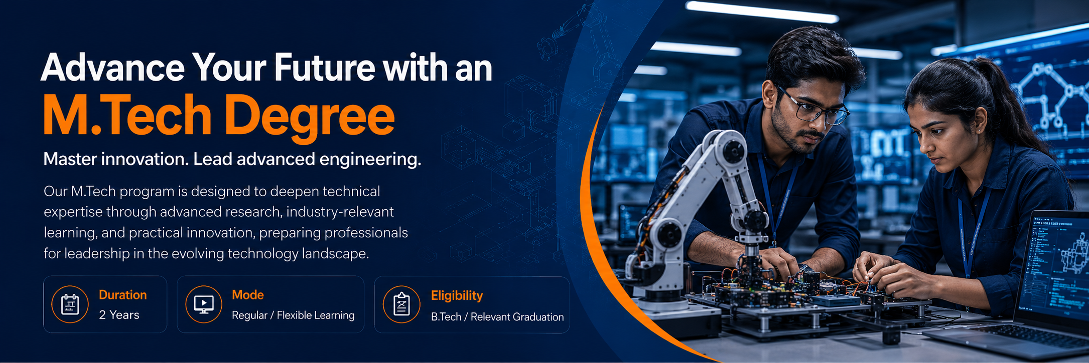 M.Tech Program Banner